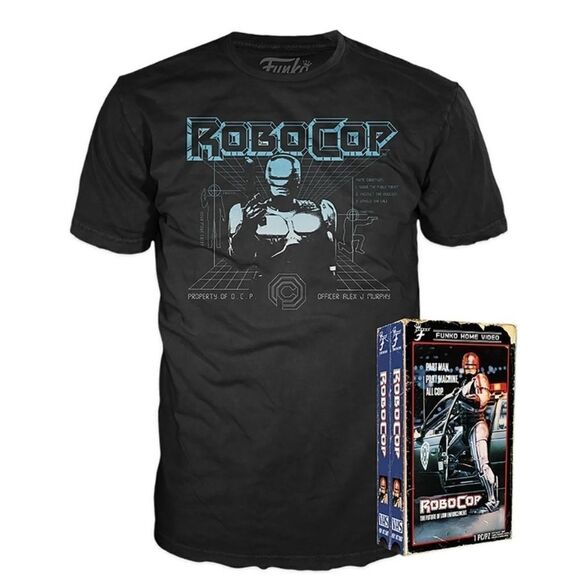 SALE!! Funko VHS Packaged T-Shirt Robocop - Picture 1 of 1